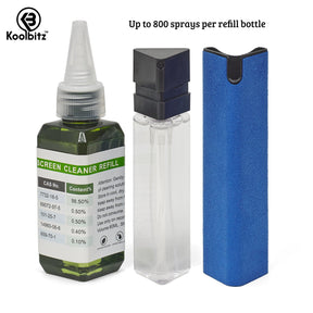 2-Pack Liquid Refill Bottles for Koolbitz Screen Cleaners